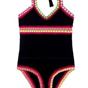 NWT Pili Q  girls bathing suit